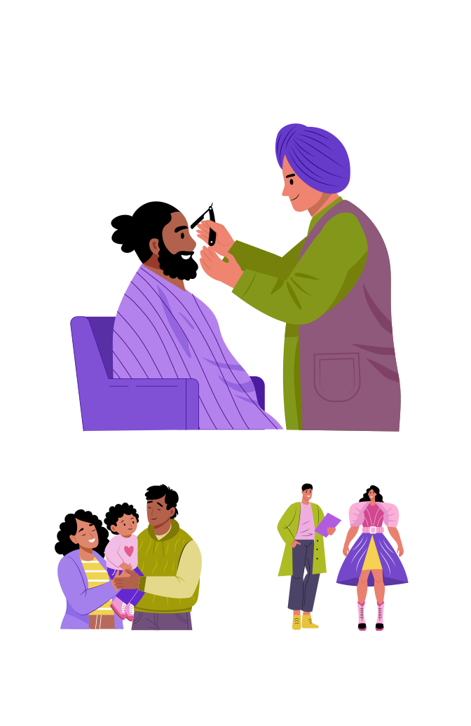 Diversity Illustrations Art Set Large Set Preview