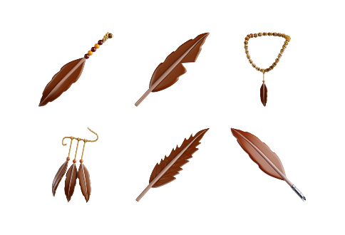 Feather Large Set Preview