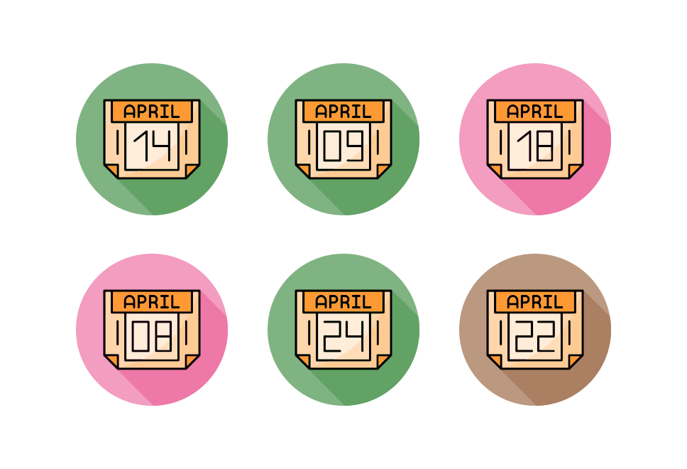 April Month Large Set Preview