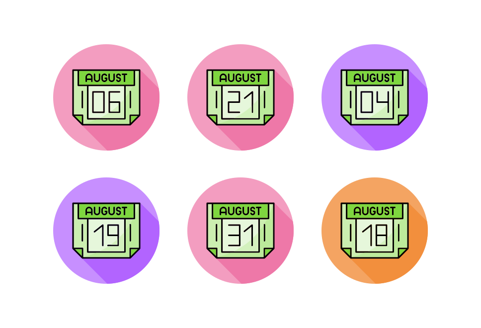 August Month Large Set Preview