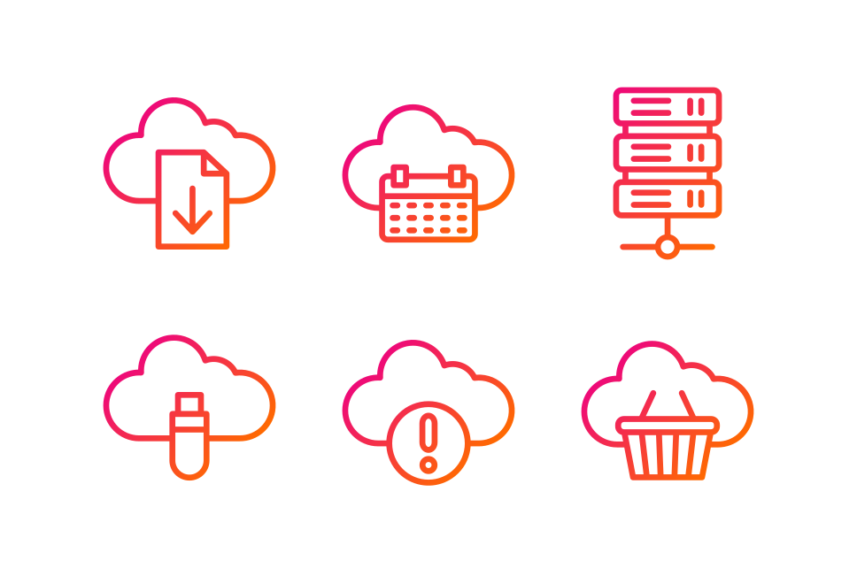 Cloud computing Large Set Preview