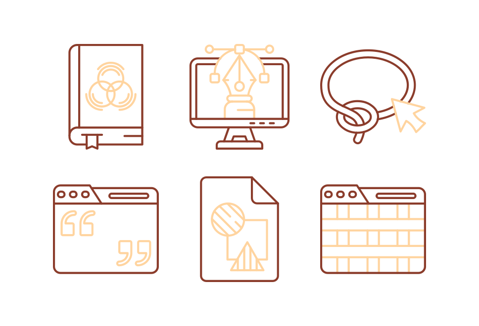 Editorial Design set preview image