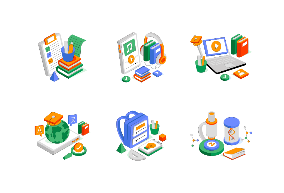 Education and Science Large Set Preview