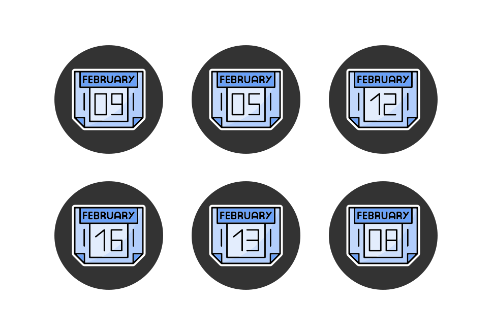 February Month Large Set Preview