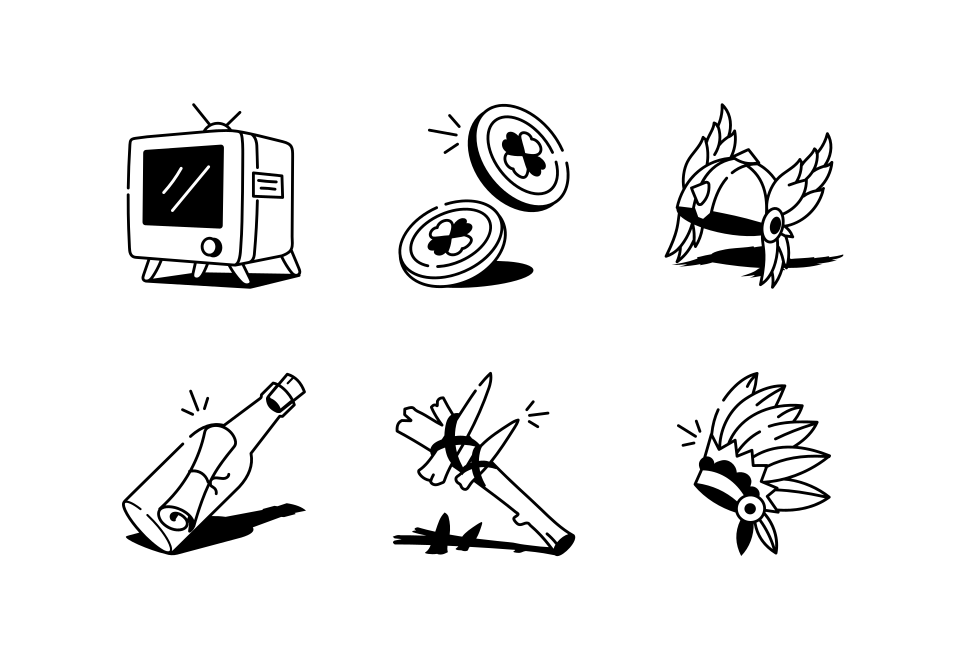 History Drawing Art Set  Large Set Preview