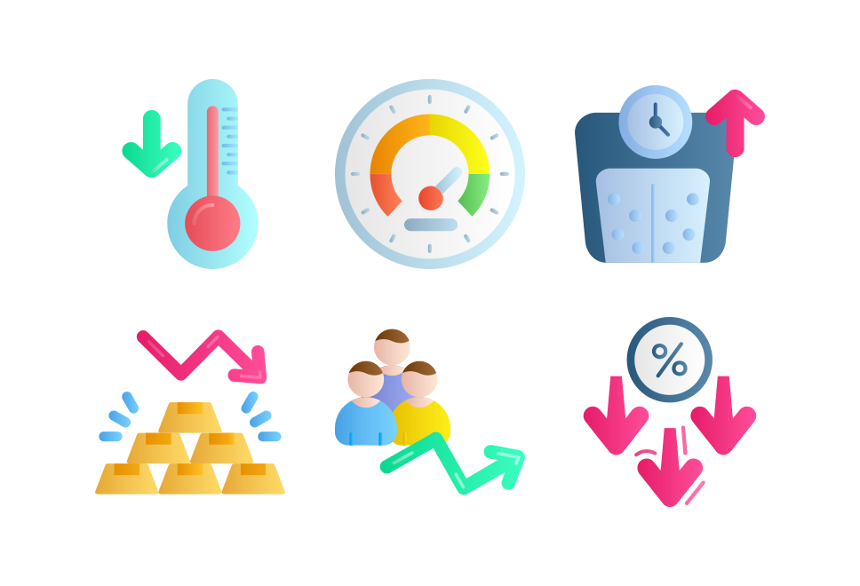 Increase and Decrease Large Set Preview