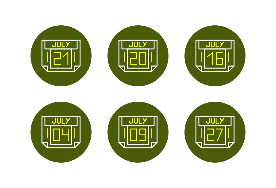 July Month Large Set Preview