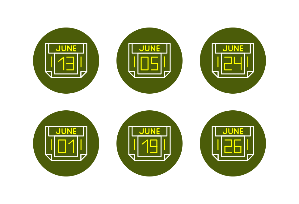 June Month Large Set Preview