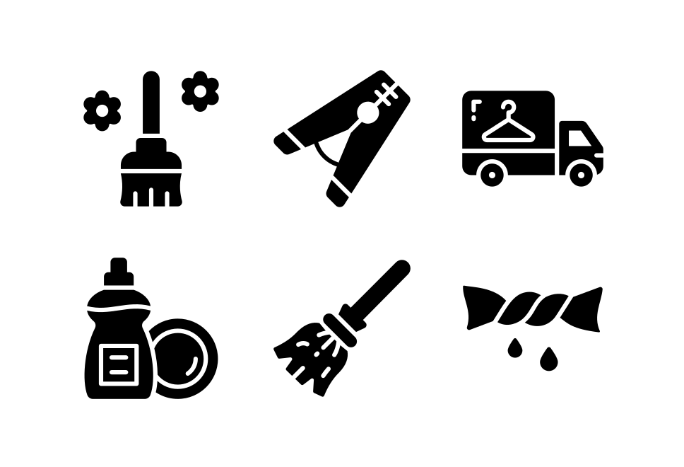  Laundry and Cleaning Large Set Preview