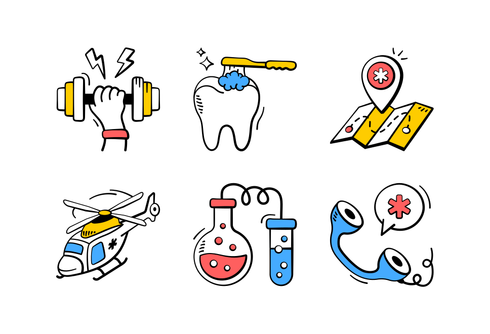 Medical and Healthcare Large Set Preview