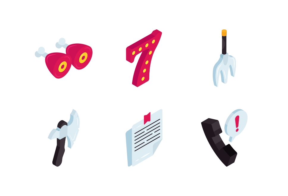 Miscellaneous Isometric Icons Vol 11 Large Set Preview