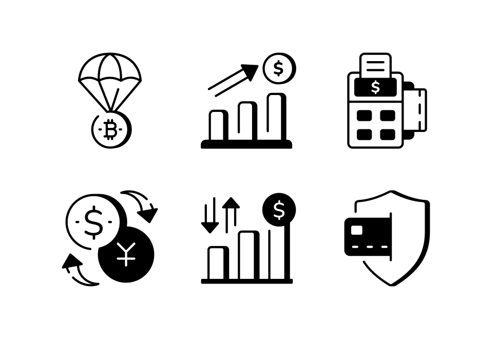 Money Icons Art Set  Large Set Preview