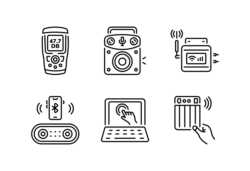 Multimedia Icon Art Set  Large Set Preview