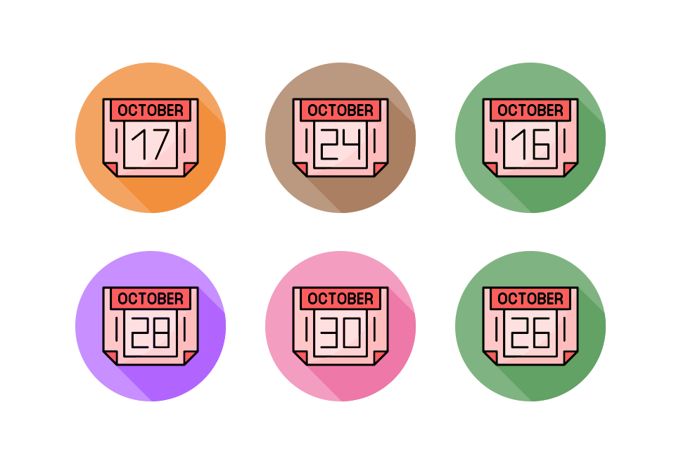 October Month Large Set Preview