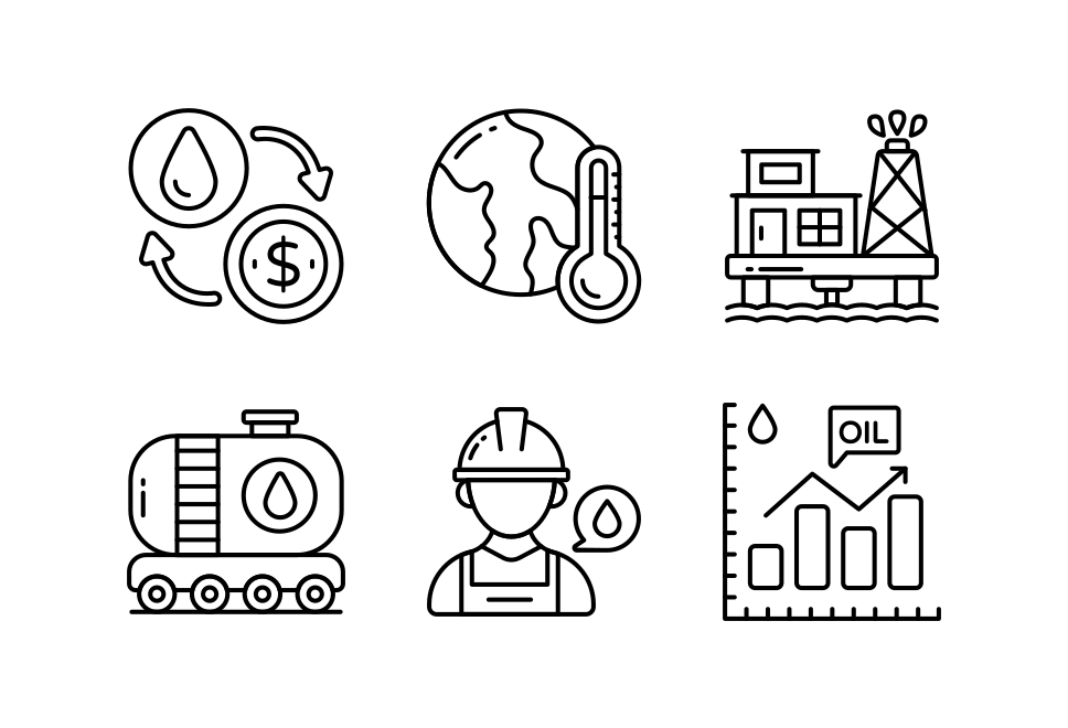 Oil and Gas Industry Large Set Preview