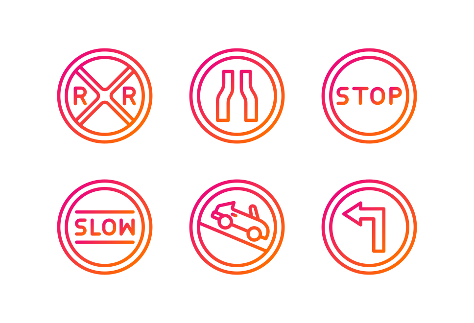 Road signs Large Set Preview