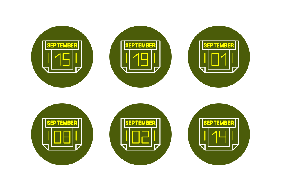 September Month Large Set Preview