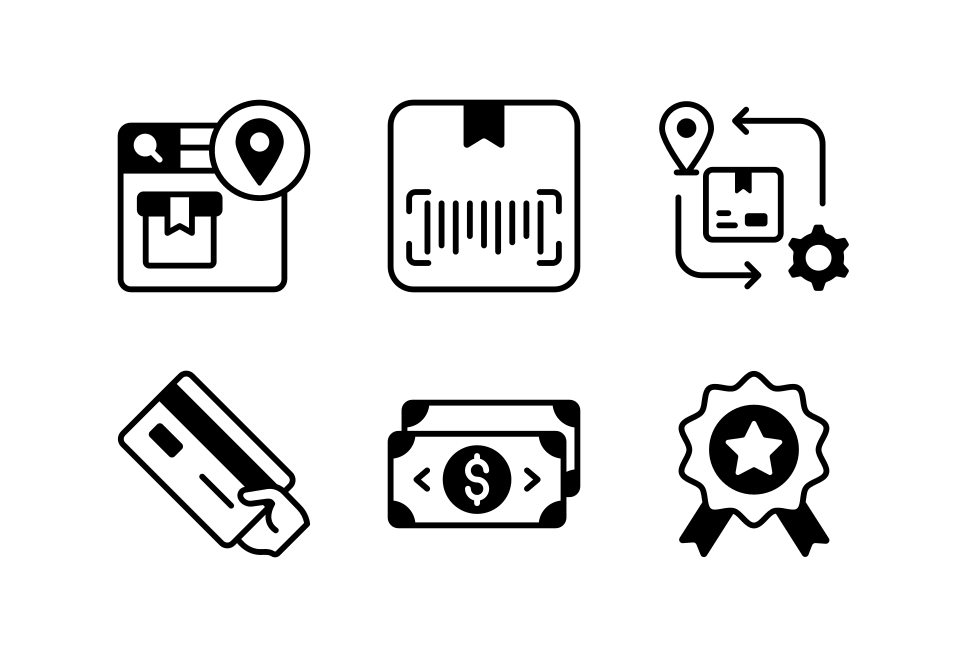 Shipping and Delivery Large Set Preview