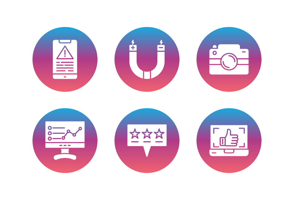 Social Media Interactions Large Set Preview