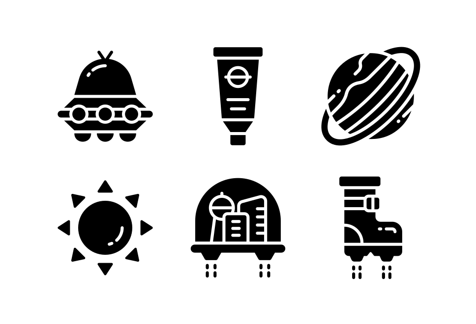 Space and Planets Large Set Preview