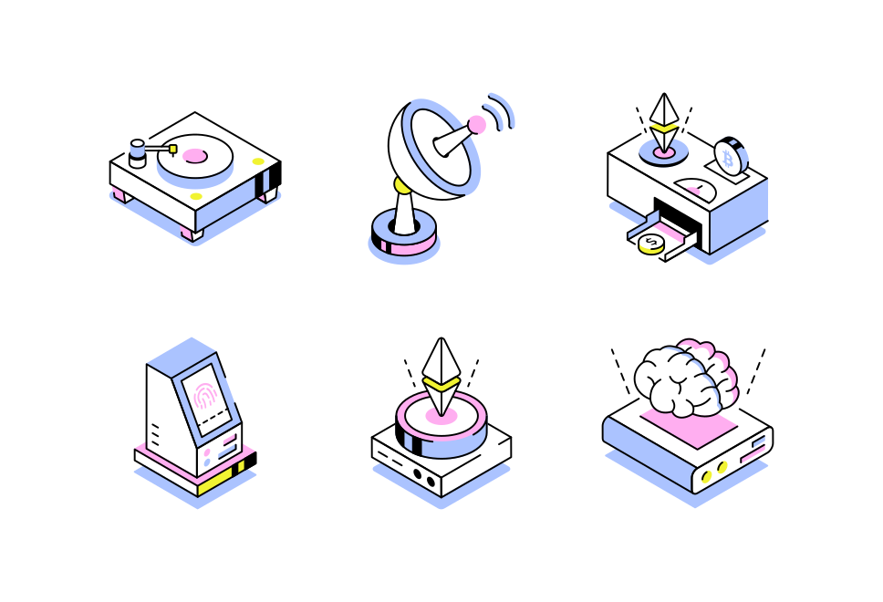 Technology and Digital Isometric Icons  Large Set Preview