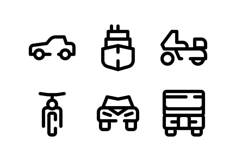 Transportation Large Set Preview