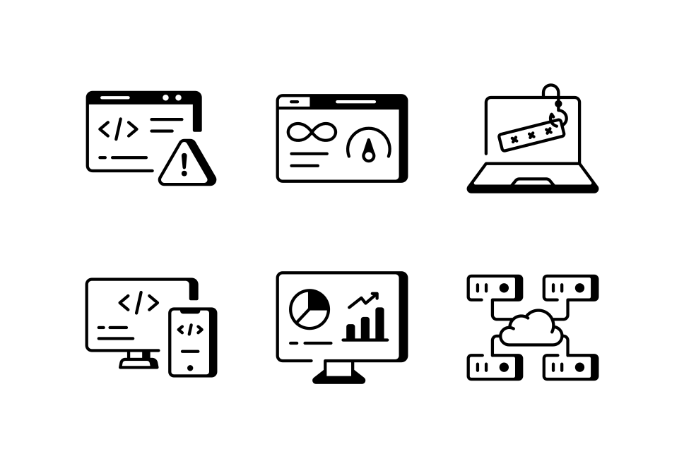 Web Hosting Icon Set  Large Set Preview