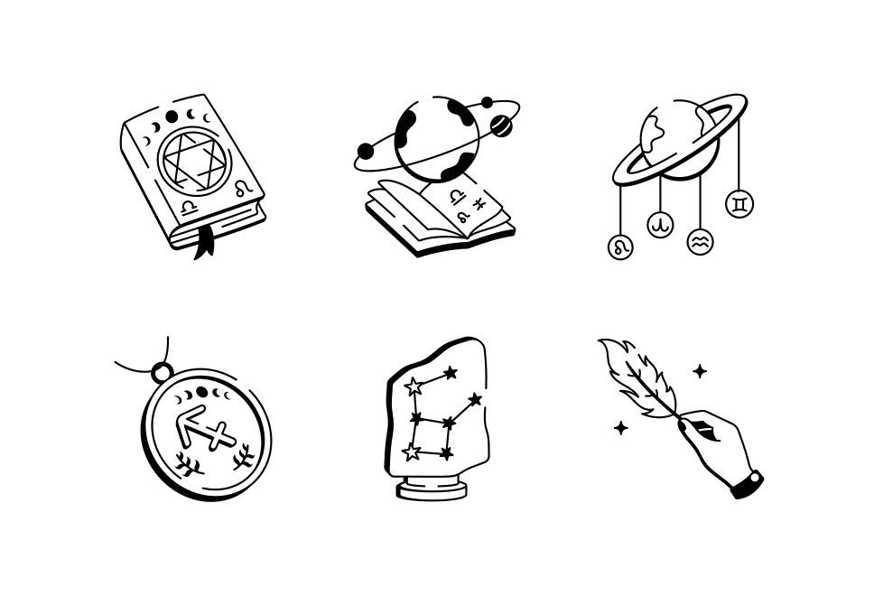 Zodiac Drawing Art Set  Large Set Preview