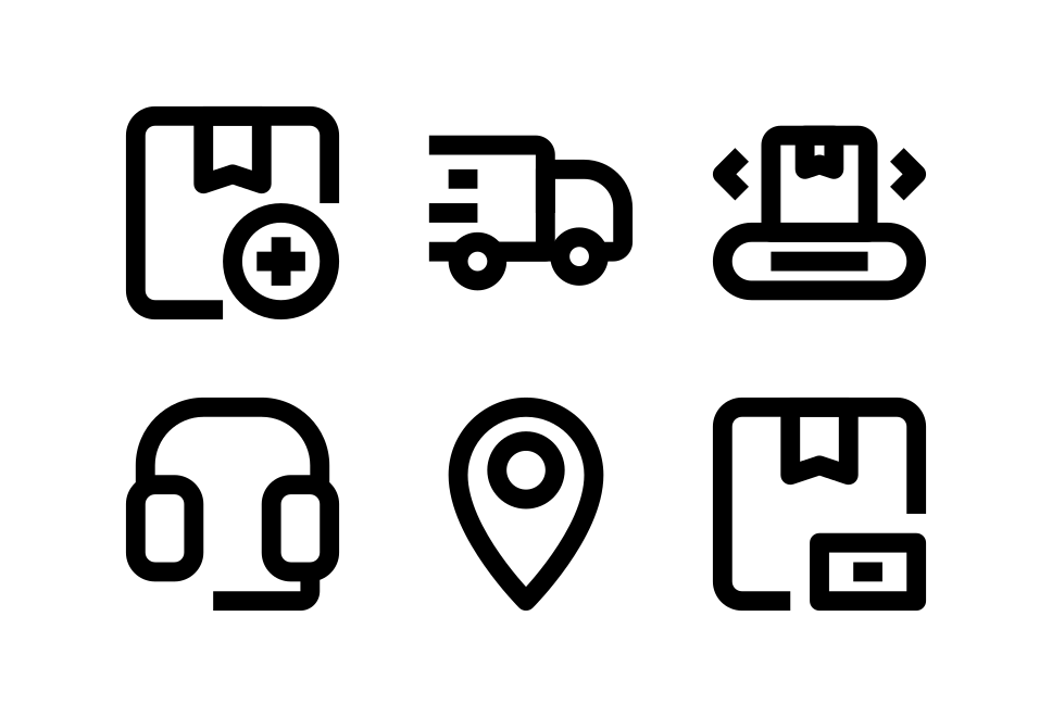 Shipping and Delivery Large Set Preview