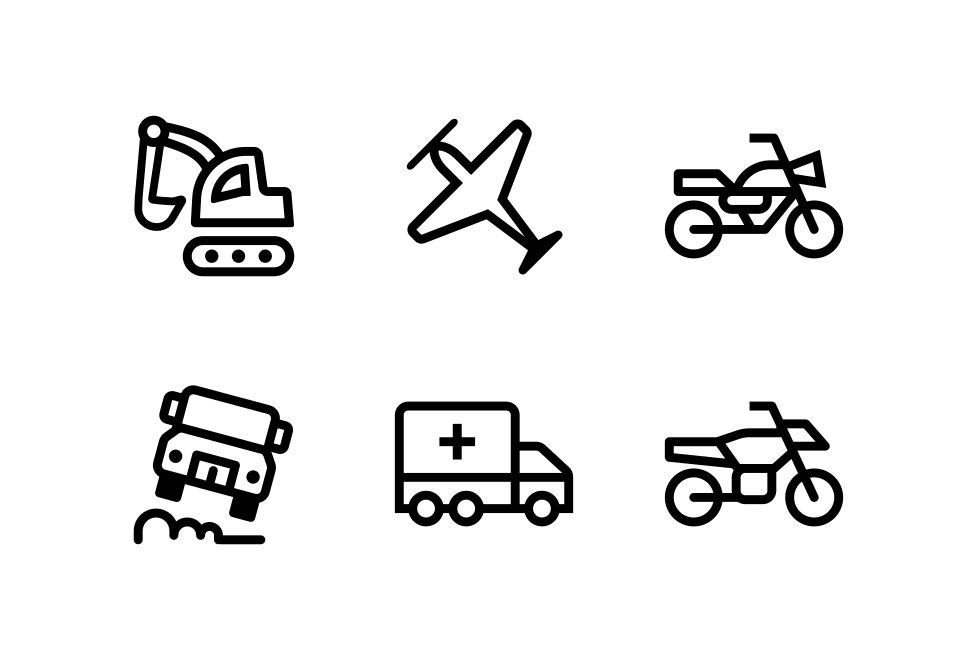 Vehicles Set 1 Large Set Preview