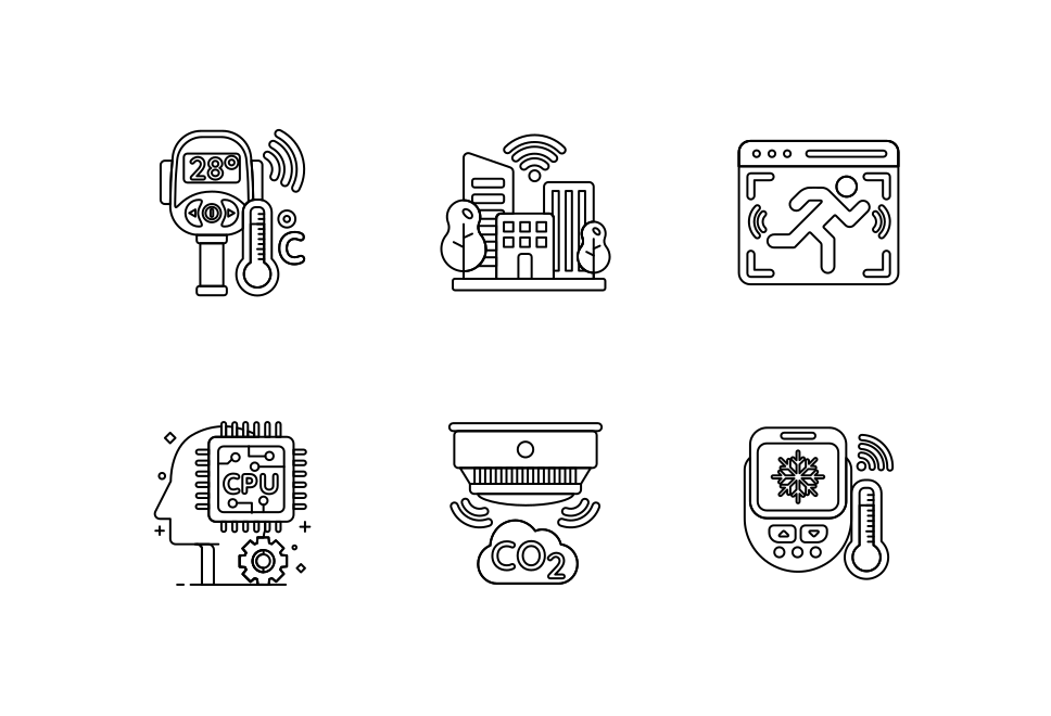 Internet of Thing Icon Pack Large Set Preview