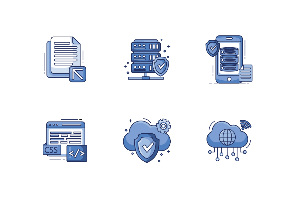 Big Data Icon Pack Large Set Preview