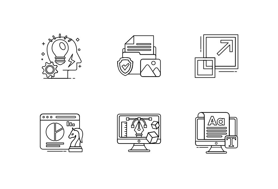 Design Thinking Icon Pack Large Set Preview