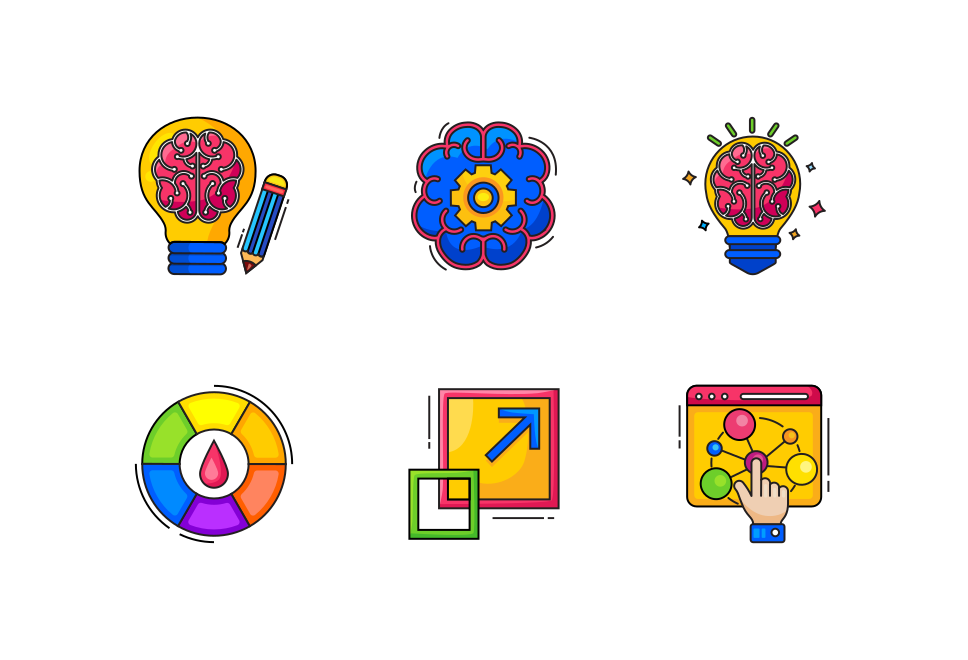 Design Thinking Icon Pack Large Set Preview