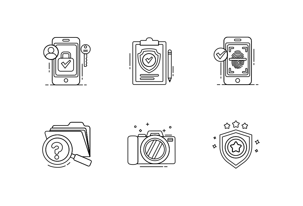 Security Icon Pack Large Set Preview