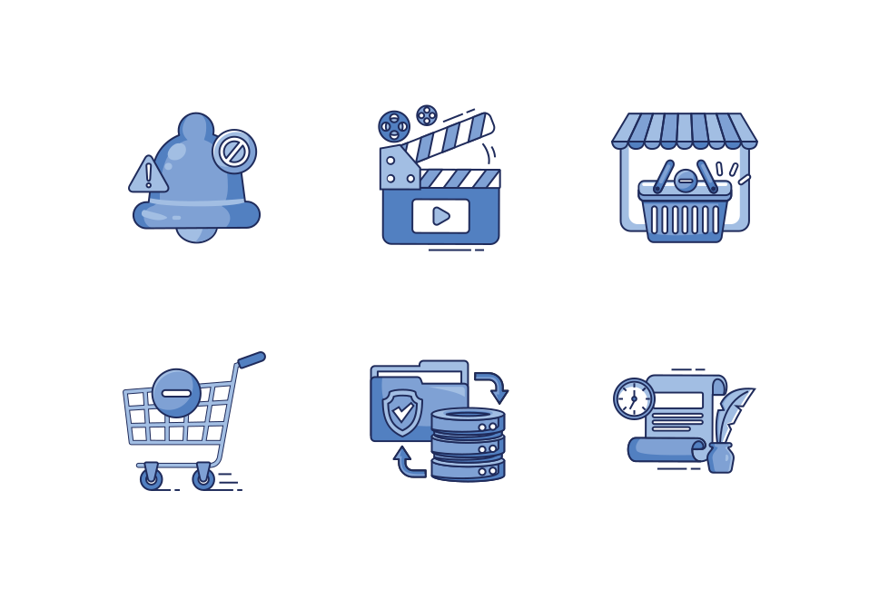 Empty State Icon Pack Large Set Preview