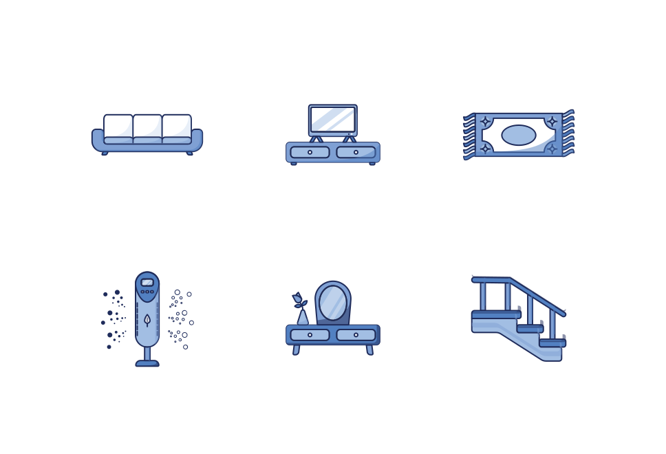 Home Furniture Icon Pack Large Set Preview