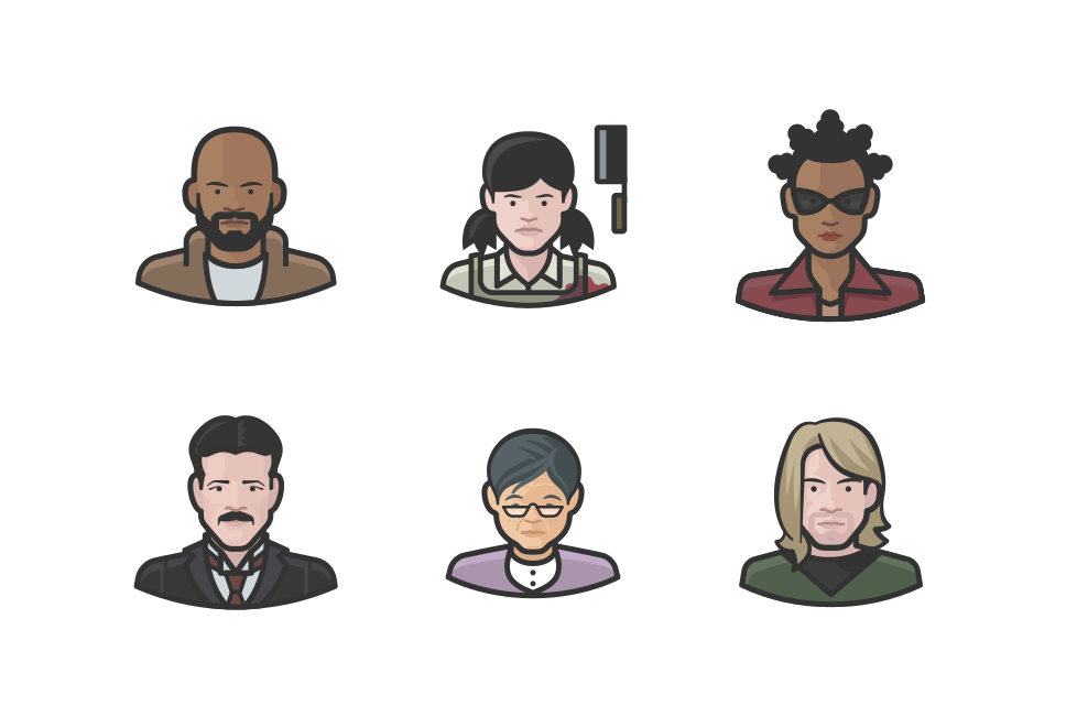 Humanist Avatars Freebie set preview image