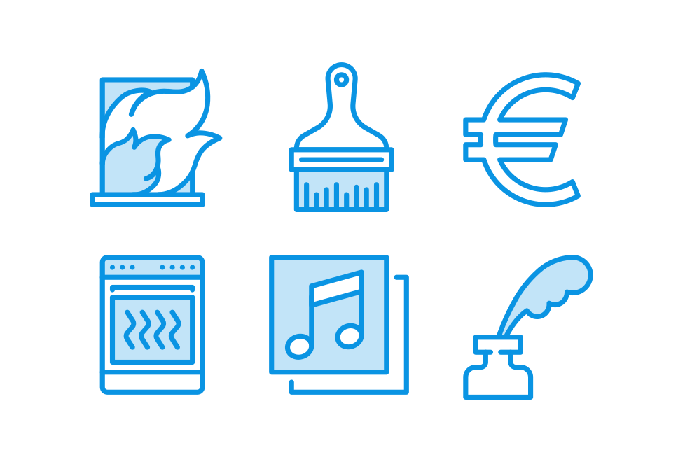 Unigrid Bluetone Large Set Preview