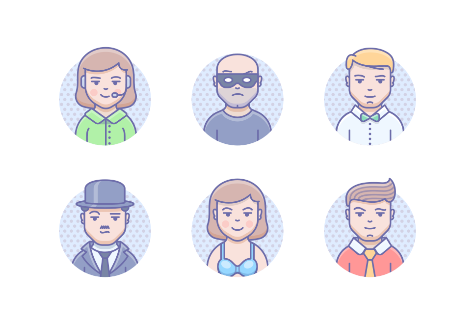 Avatars Large Set Preview