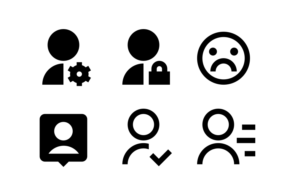 User And Faces Large Set Preview