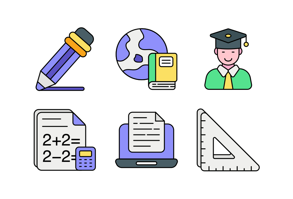 School and Education Large Set Preview