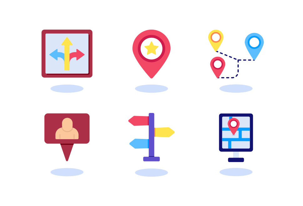 Map and Location Large Set Preview