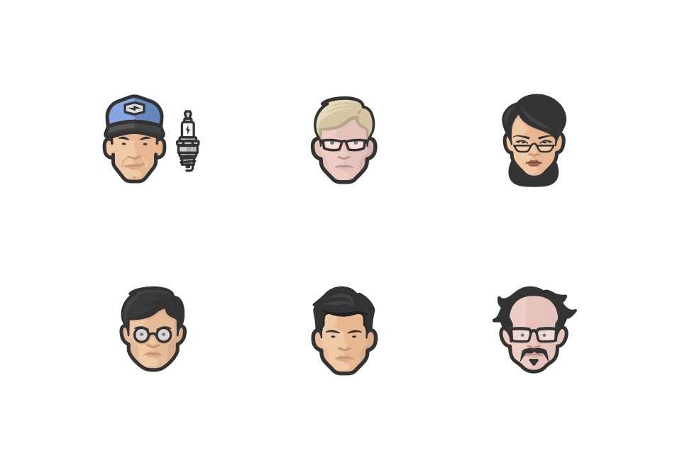 Humanist Faces 004 Large Set Preview