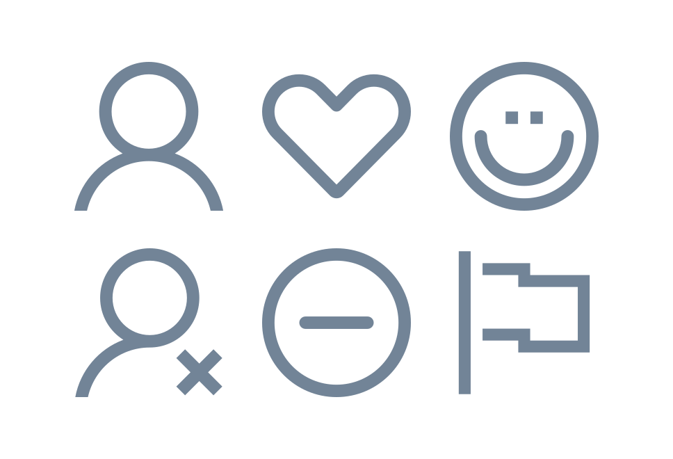 Social and Communication Large Set Preview