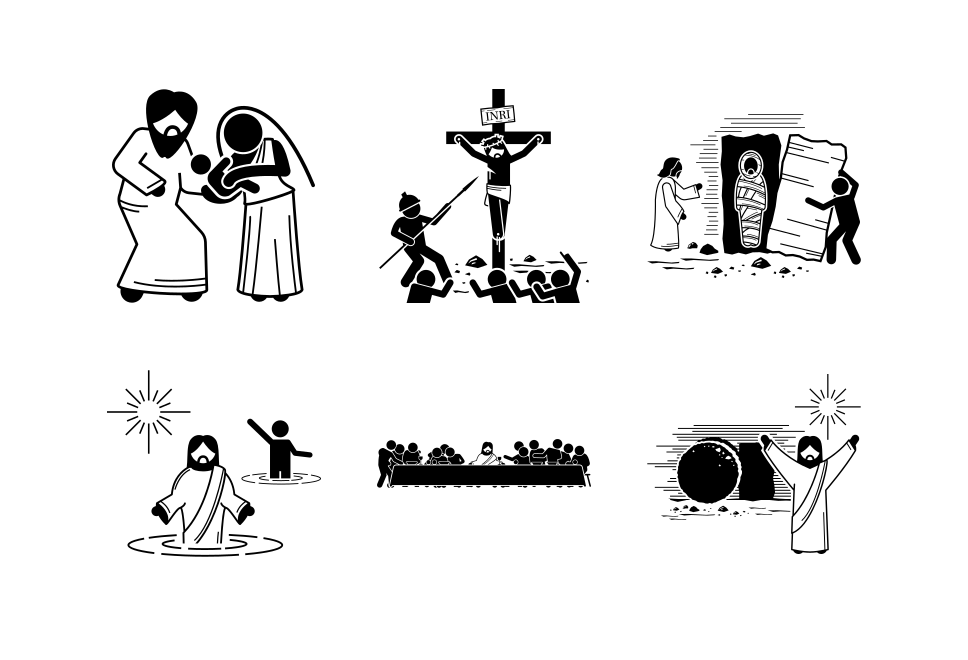 Life Of Jesus Christ Large Set Preview