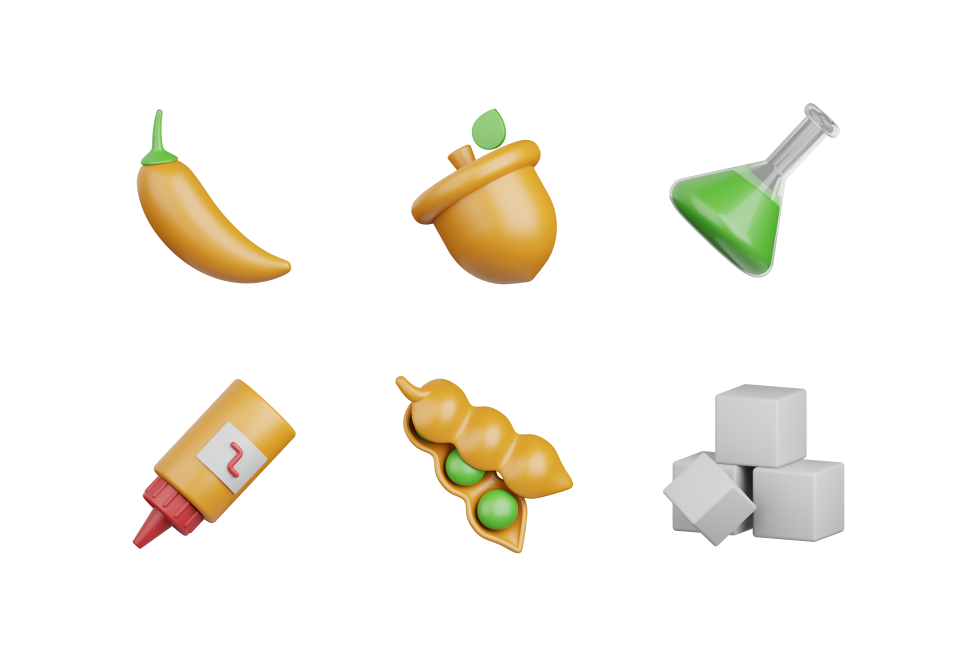 Allergenic Food Vol 1 set preview image