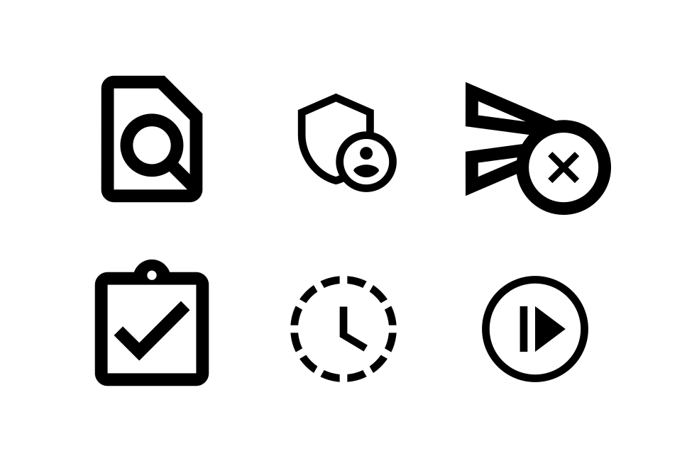 Action Outlined Large Set Preview