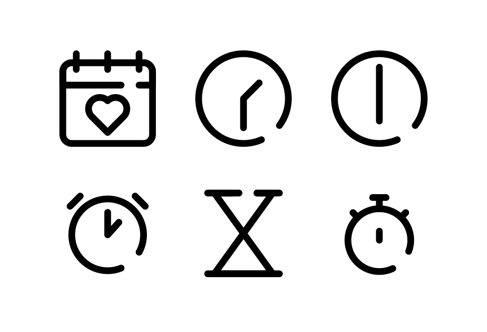 Date and Time Large Set Preview