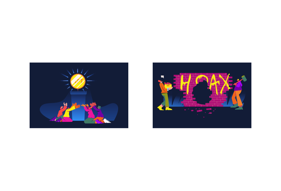 Non-Fungible Token - Cryptonite Illustration set preview image